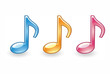 musical note icon on a white background