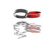 Ringe schwarz rot