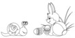 canvas print picture - Happy Easter