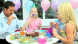 Video: Young Caucasian Girl Enjoying Birthday Celebrations Young Caucasian Girl Enjoying Birthday Celebrations