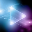 abstract motion graphic background + play icon
