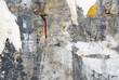 abstract ripped paper on metal background