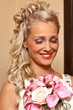 Lovely bride with bouquet