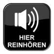 Glossy Button schwarz - Hier reinhören