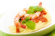 Spaghetti mit Riesengarnelen
