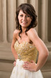 Teenage Woman in Graduation Dress Teenage Woman in Graduation Dress