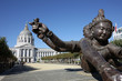 Capitol Building with Buddha Statue