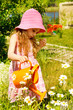 Girl in  garden
