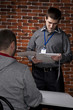 Photo: Police interrogated a suspect Police interrogated a suspect