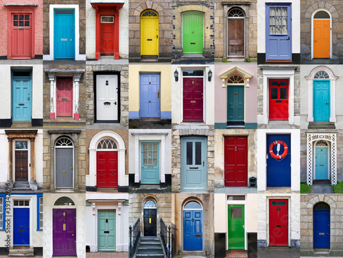Photo: 32 front doors horizontal collage 32 front doors horizontal collage