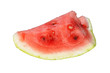 Sandia roja en fondo blanco