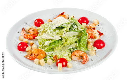 Photo: Caesar Salad with shrimps Caesar Salad with shrimps