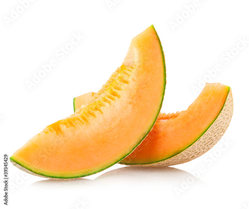 Photo: cantaloupe melon slices cantaloupe melon slices