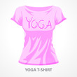 Vektor: yoga-T-Shirt yoga-T-Shirt