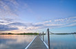 pontoon jetty across the water pontoon jetty across the water