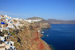 view of Fira town - Santorini Greece