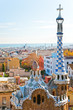 Park Guell in Barcelona, Spain. Park Guell in Barcelona, Spain.
