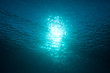 sun through the water