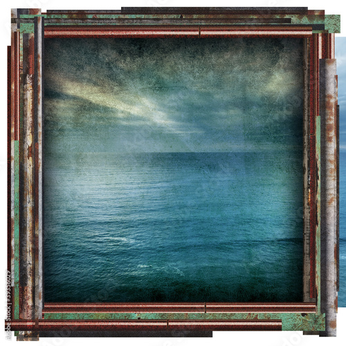 Photo: grunge ocean picture grunge ocean picture