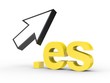 3D Domain ES mit Pfeil
