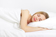 Sleeping Girl on the bed