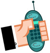 Business Hand With Cell Phone