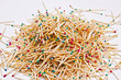 background of wooden matches