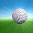 Illustration: golfballflug golfballflug