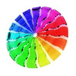 3D Colour glass wheel - Rainbow 4