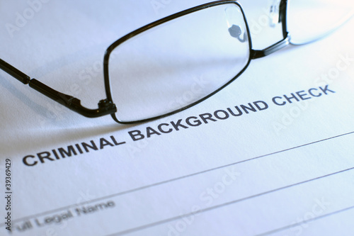 Photo: Criminal background check Criminal background check