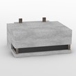 3d render of military bunker