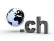 3D Domain ch mit Weltkugel