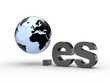 3D Domain es mit Weltkugel