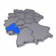 Karte - Rheinland-Pfalz - Mainz