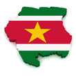 3D Map of Suriname