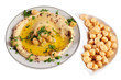Hummus. Isolated
