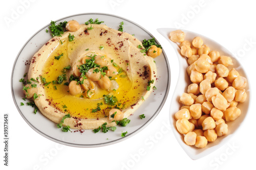 Photo: Hummus. Isolated Hummus. Isolated