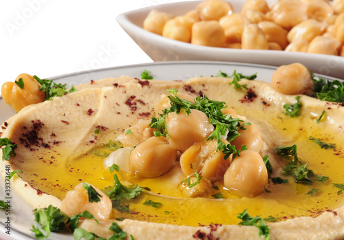 Photo: Hummus. Isolated Hummus. Isolated