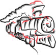 Running Steam train