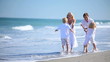 Video: Children Running on Beach to Parents Children Running on Beach to Parents