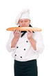Photo: chef with loaf chef with loaf