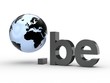 3D Domain be mit Weltkugel