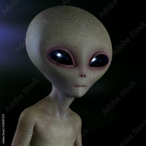 Illustration: Grey alien Grey alien