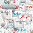 Seamless background newspaper
