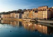Les quais à Lyon, France Les quais à Lyon, France