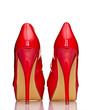 red high heel shoes