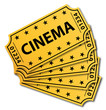 Cinema tickets.