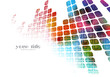 Vector: colored abstract background with squares colored abstract background with squares