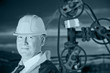 Photo: Engineer in an Oil field Engineer in an Oil field