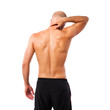 Foto: Sportler mit Nackenschmerzen Sportler mit Nackenschmerzen